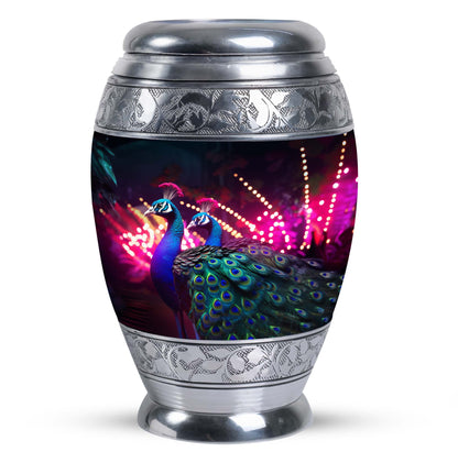 3-inch Classic Peacock Cremation Urn.