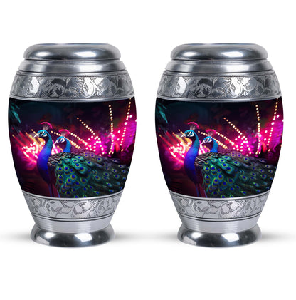 3-inch Classic Peacock Cremation Urn.
