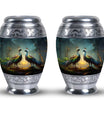 Peacock Urn for Human Ashes with Personalization Options