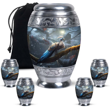 Large Urn with 4 Small Urn