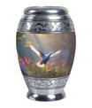 Dove Urn, 3 Inch Large Aluminium Cremation Urn.