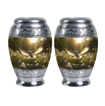 3-inch Dove Cremation Urn, Modern and Classic custom urn.