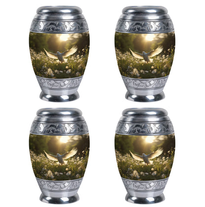 3-inch Dove Cremation Urn, Modern and Classic custom urn.