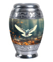 Classic Dove Urn for human ashes.