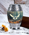 Classic Dove Urn for human ashes.