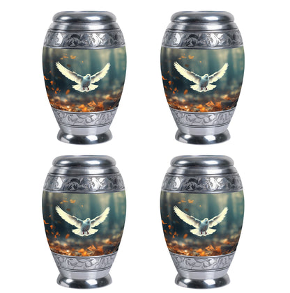 Classic Dove Urn for human ashes.