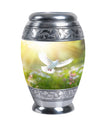 Eternal Peace Dove Urn, aluminium large urn