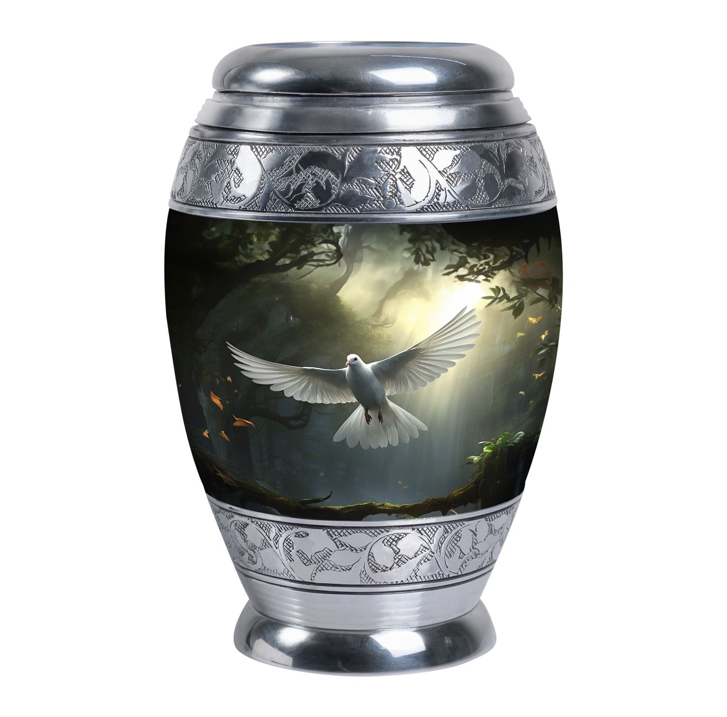 Dove Symbol of Hope 3 Inch Classic Cremation Urn.