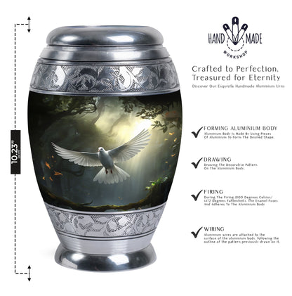 Dove Symbol of Hope 3 Inch Classic Cremation Urn.