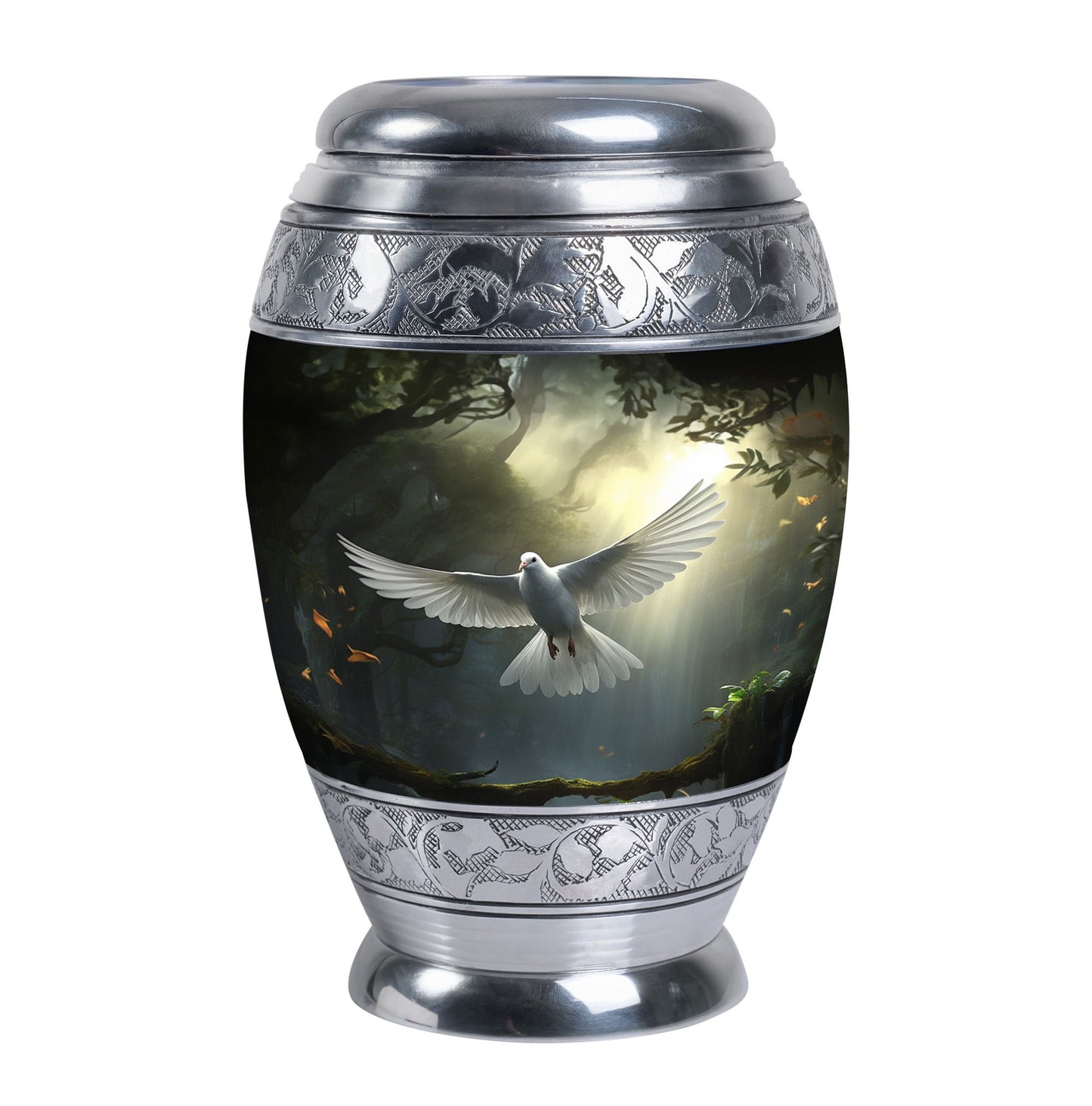 Dove Symbol of Hope 3 Inch Classic Cremation Urn.