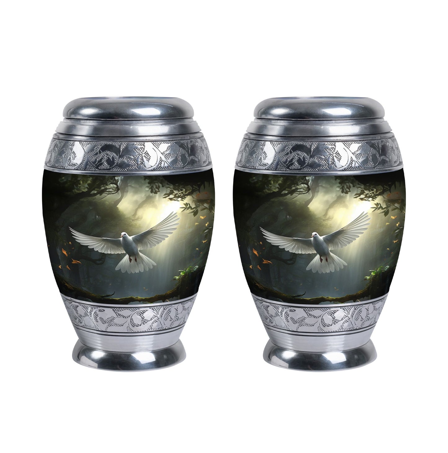 Dove Symbol of Hope 3 Inch Classic Cremation Urn.