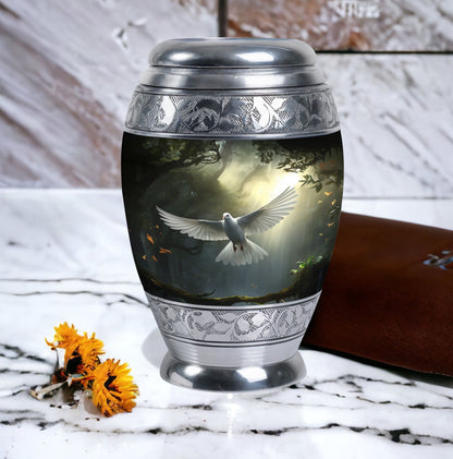 Dove Symbol of Hope 3 Inch Classic Cremation Urn.