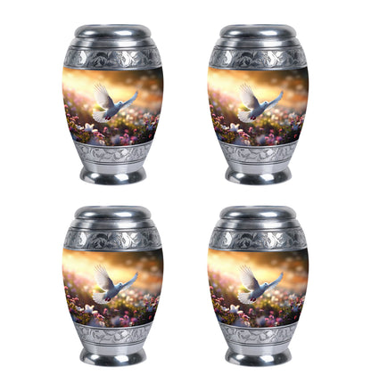 Engravable Dove Urn for Human Ashes.