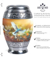 Classic Dove Urn for Human Cremation Ashes.