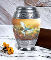 Classic Dove Urn for Human Cremation Ashes.