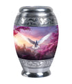 Dove Cremation Urn, Classic Aluminium Urn for Human Ashes.