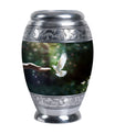 Classic Dove Memorial Urn, Large Aluminium Cremation Urn