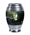 Classic Dove Memorial Urn, Large Aluminium Cremation Urn