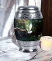 Classic Dove Memorial Urn, Large Aluminium Cremation Urn