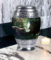 Classic Dove Memorial Urn, Large Aluminium Cremation Urn