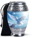 Dove Embrace: Eternity Memorial Urn for Human Ashes