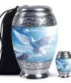 Dove Embrace: Eternity Memorial Urn for Human Ashes