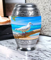 Dove Cremation Urn, classic design, personalized engraving.