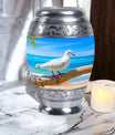 Dove Cremation Urn, classic design, personalized engraving.