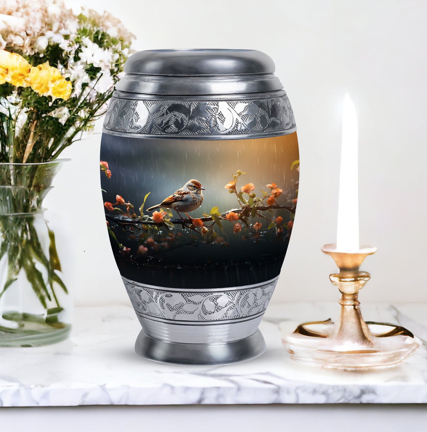 Red Sparrow Classic Urn for mom's ashes.
