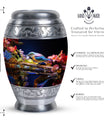 Classic Sparrow Urn made of Aluminium for Adult Cremation