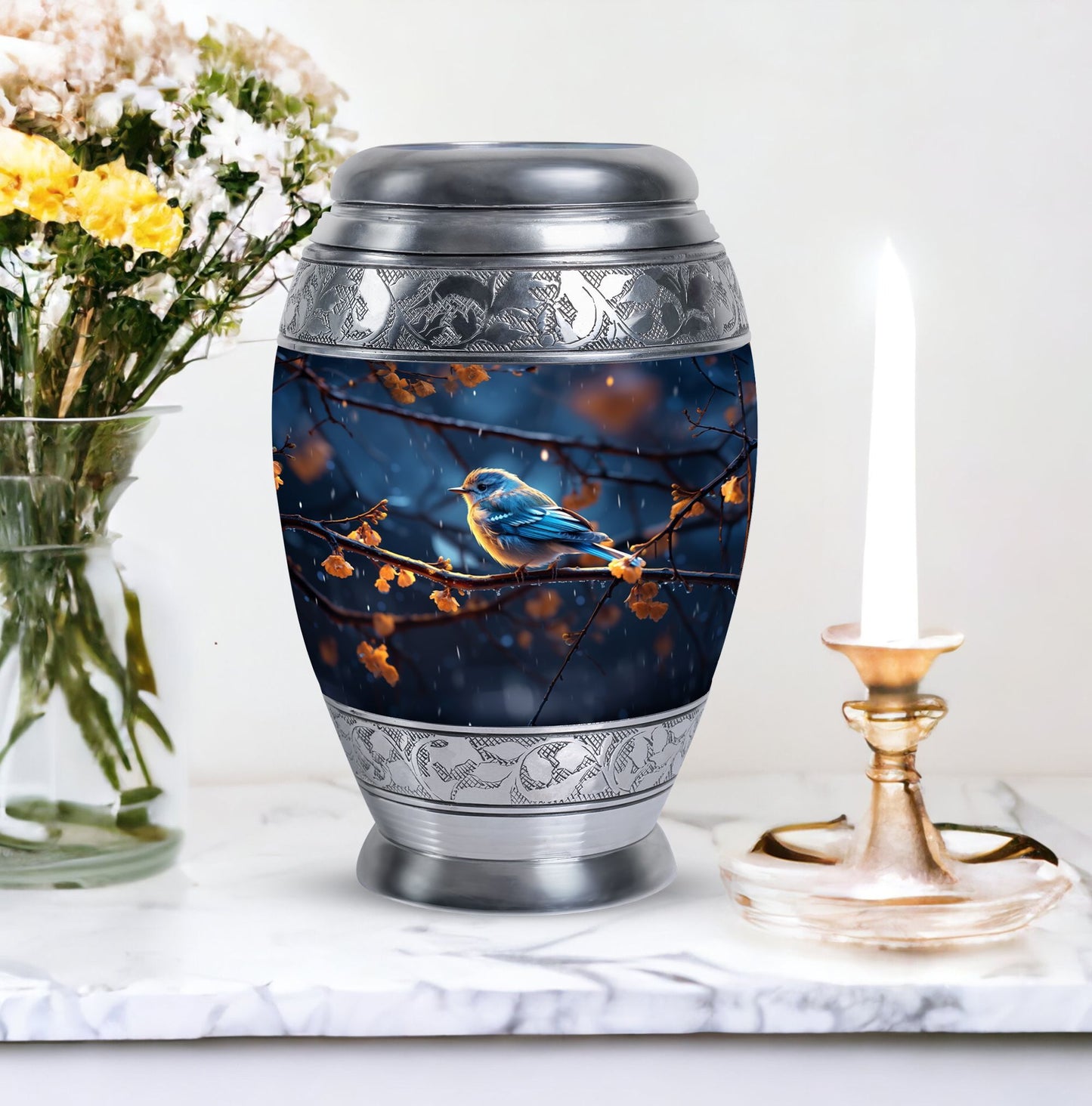 Red Sparrow Classic Urn for ashes.