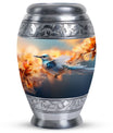3 inch classic Sparrow urn for adult ashes, customizable.