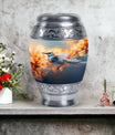3 inch classic Sparrow urn for adult ashes, customizable.