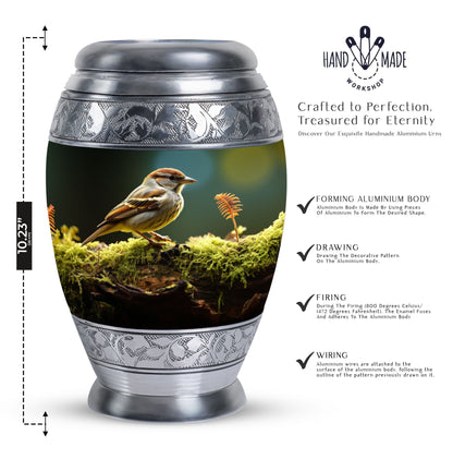 Classic Sparrow Urn for human ashes.