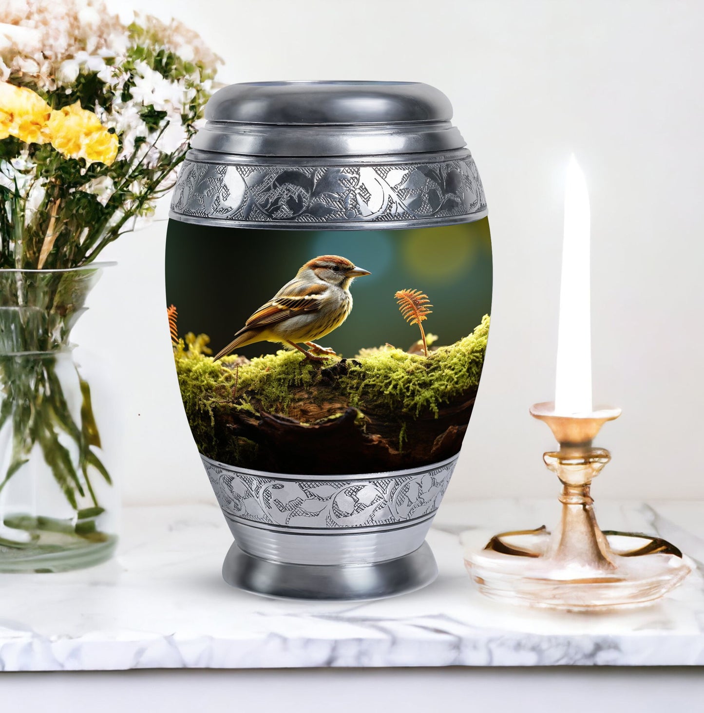 Classic Sparrow Urn for human ashes.