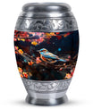 Classic Sparrow Urns for Ashes, Large Aluminium Memorial Urn.