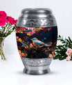 Classic Sparrow Urns for Ashes, Large Aluminium Memorial Urn.