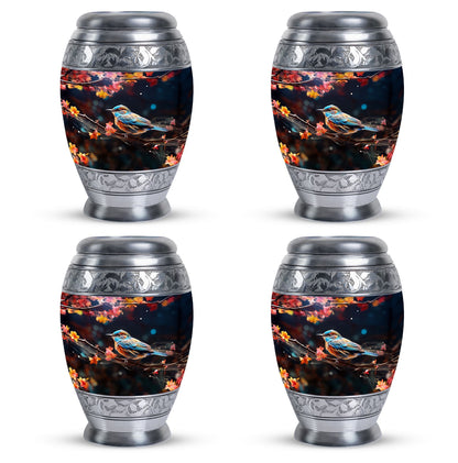 Classic Sparrow Urns for Ashes, Large Aluminium Memorial Urn.