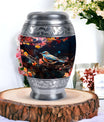 Classic Sparrow Urns for Ashes, Large Aluminium Memorial Urn.