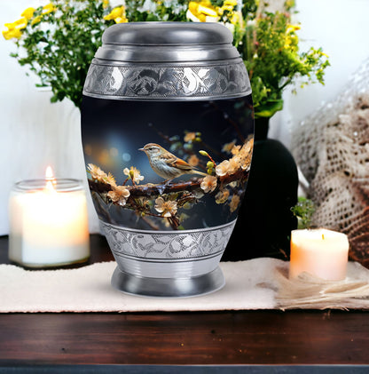 Classic 3-inch Sparrow Urn for cremation.