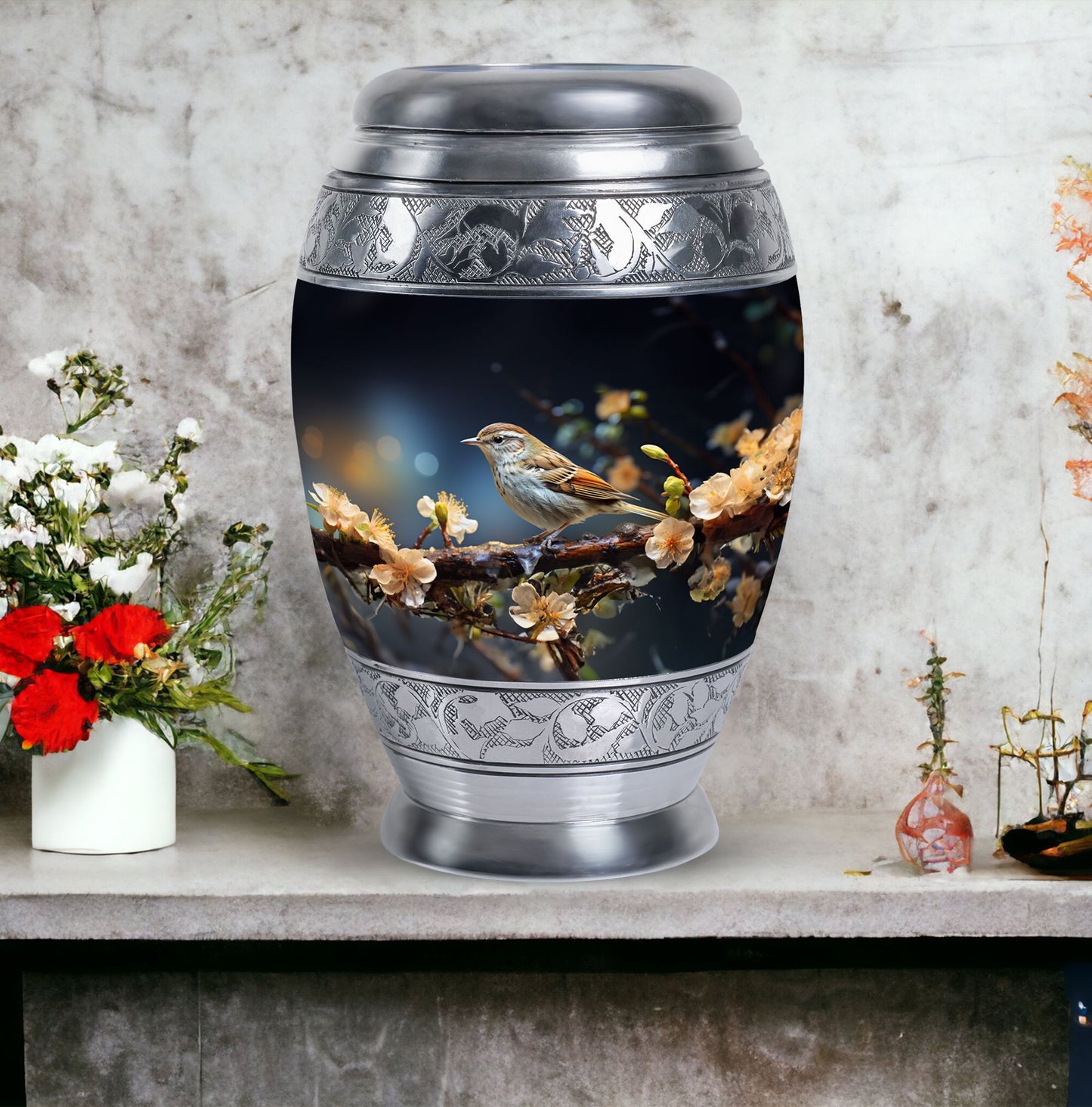 Classic 3-inch Sparrow Urn for cremation.