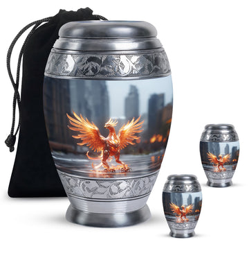 Large Urn with 2 Mini Urn