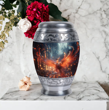 Large Urn with 4 Small Urn