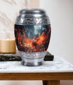 Fire Red Phoenix Urn designed as a classic tribute.