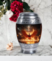Classic 3-inch Fire Red Phoenix Urn