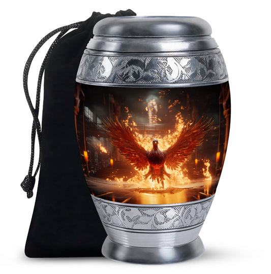 Phoenix Cremination Urn for Human Ashes - Urn for Men