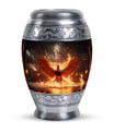 Classic 3-inch Fire Red Phoenix Urn