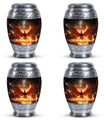 Classic 3-inch Fire Red Phoenix Urn