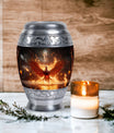 Classic 3-inch Fire Red Phoenix Urn