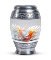 White Phoenix Urn, 3 inch classic design.